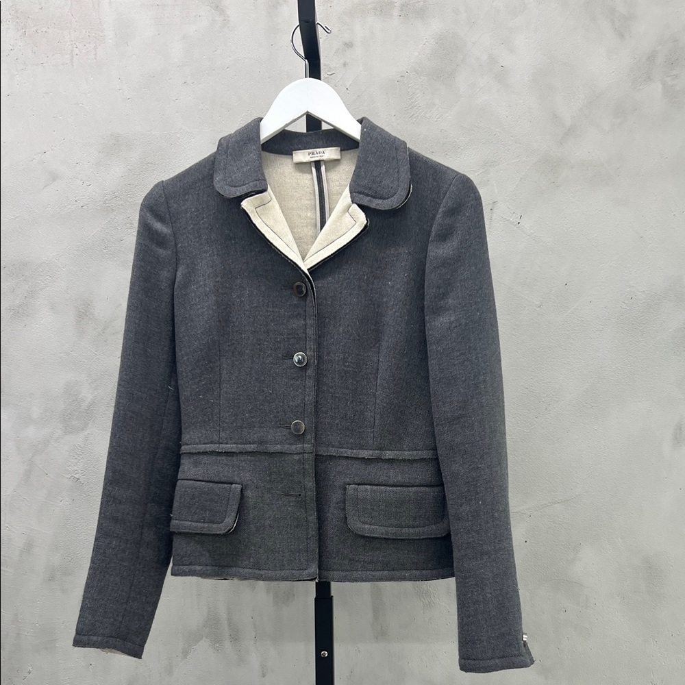 Prada Dark Gray Women's Blazer